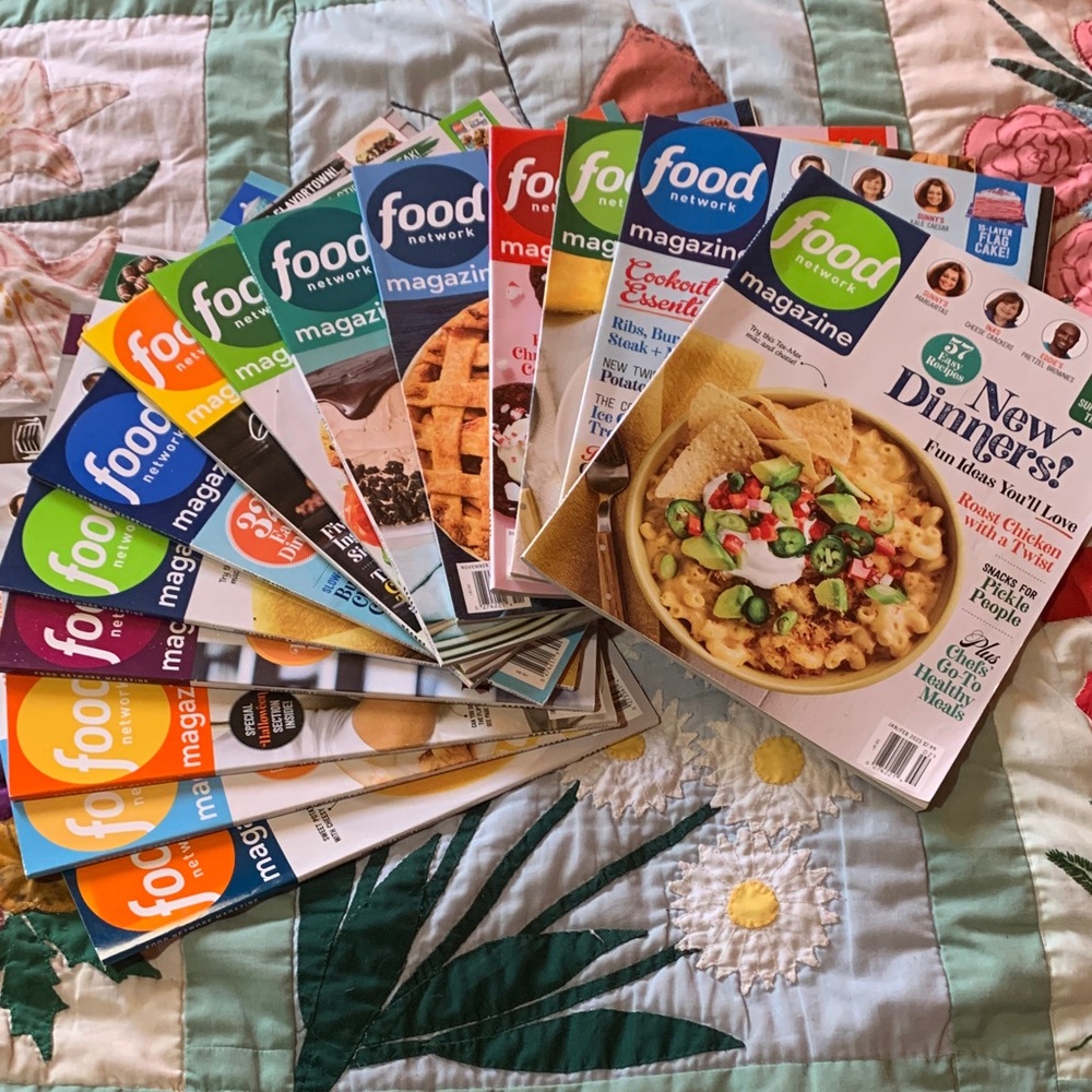 Food Network Magazines. Set/14